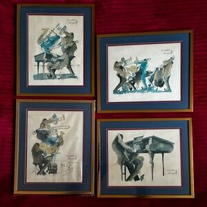 Leo Meiersdorff 40th Anniversary of Jazz collection Framed Prints